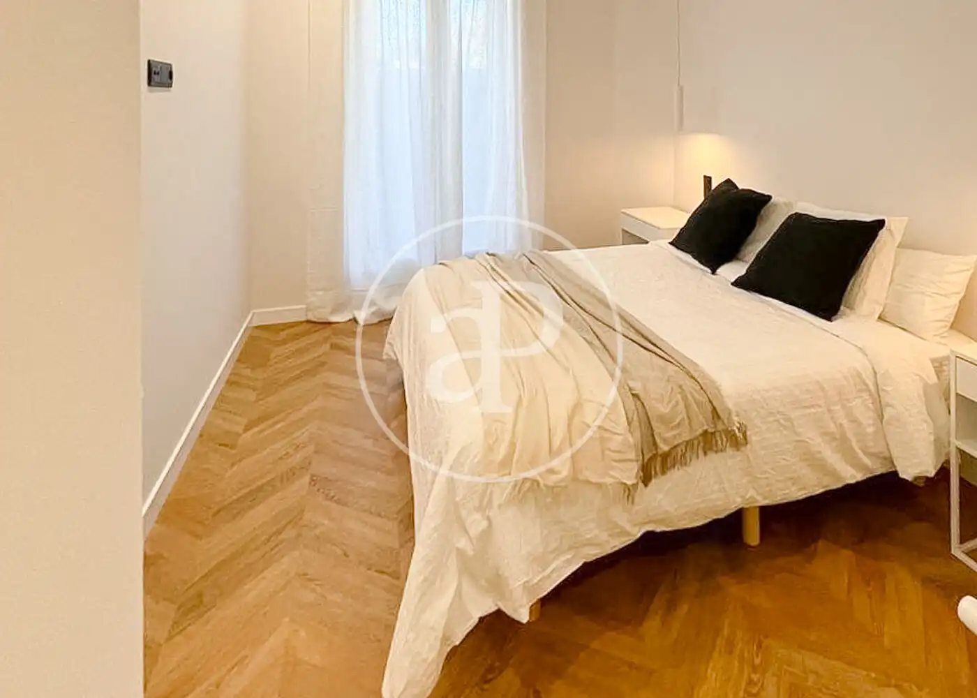 Schlafzimmer von Wohnung zum Verkauf in Madrid mit Klimaanlage, Heizung und Möbliert