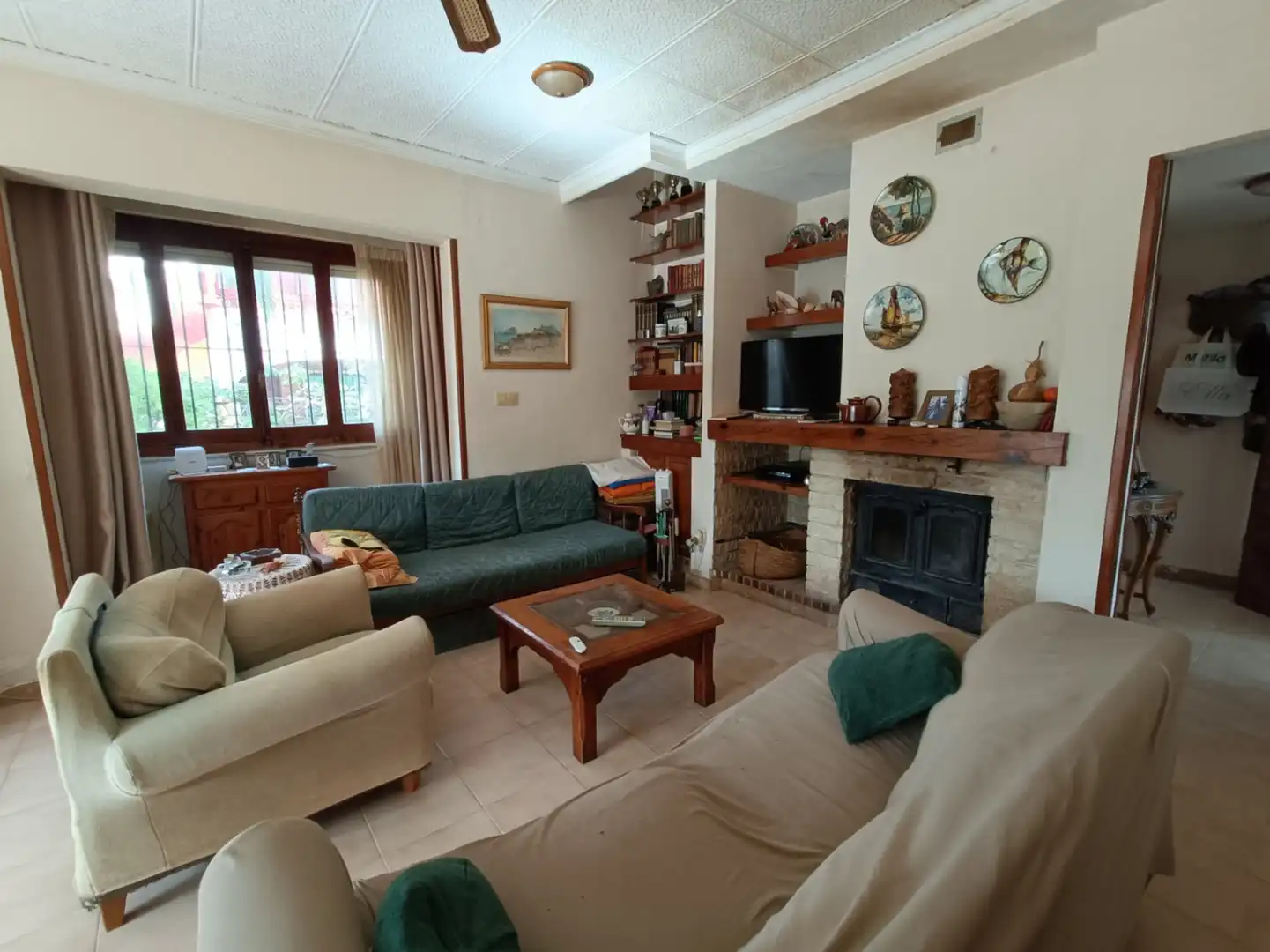 Sala d'estar de Casa o xalet en venda en Dénia amb Calefacció, Jardí privat i Terrassa