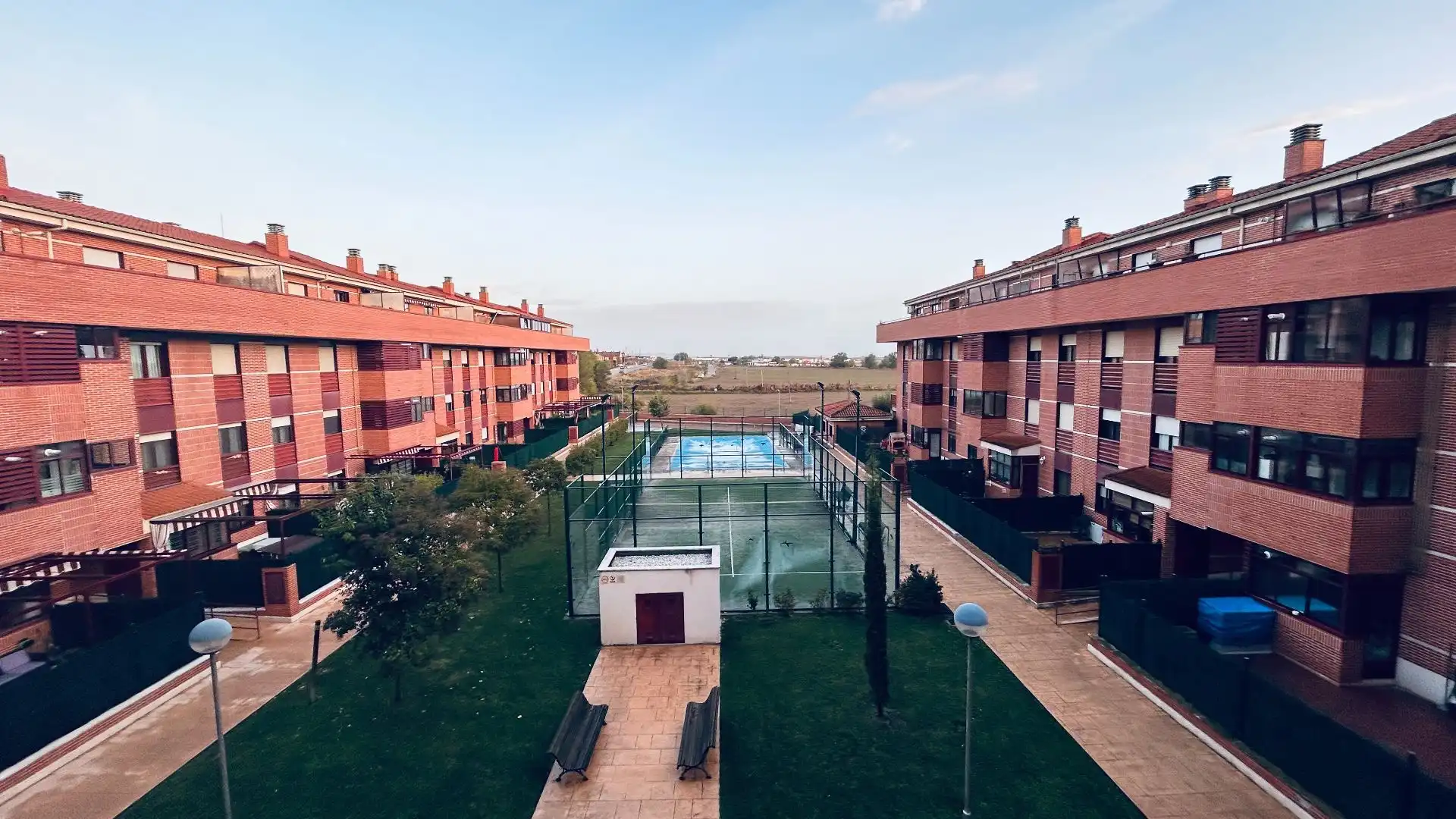 Exterior view of Flat for sale in Cistérniga  with Heating, Storage room and Furnished