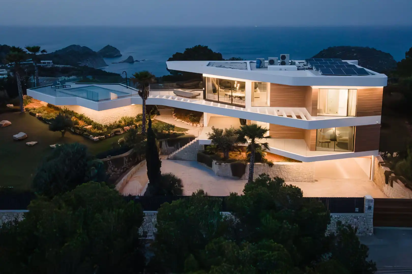 Exterior view of Houses for sale in Jávea / Xàbia  with Private garden, Terrace and Swimming Pool