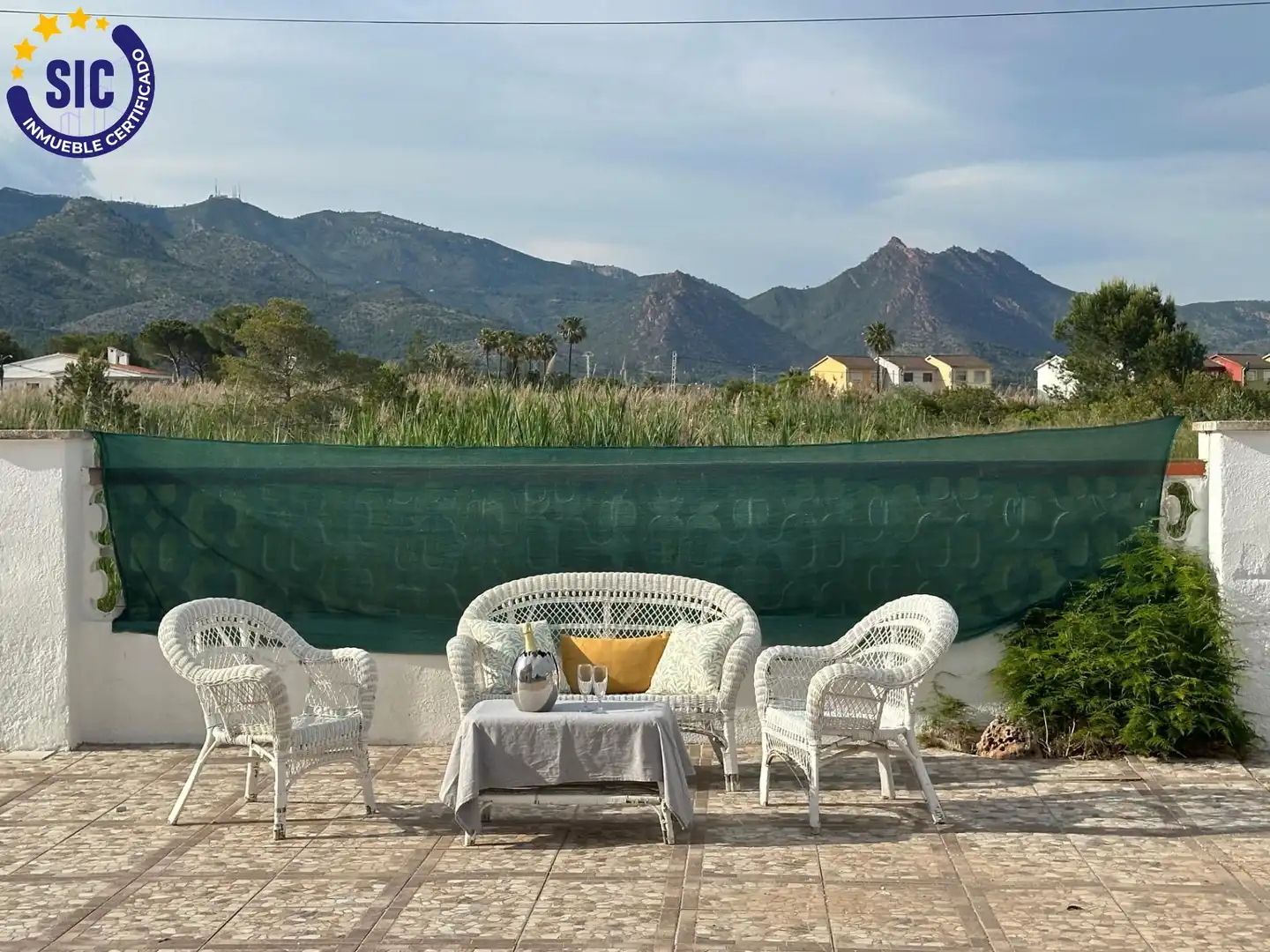 Terrace of Houses for sale in Benicasim / Benicàssim  with Air Conditioner, Private garden and Terrace