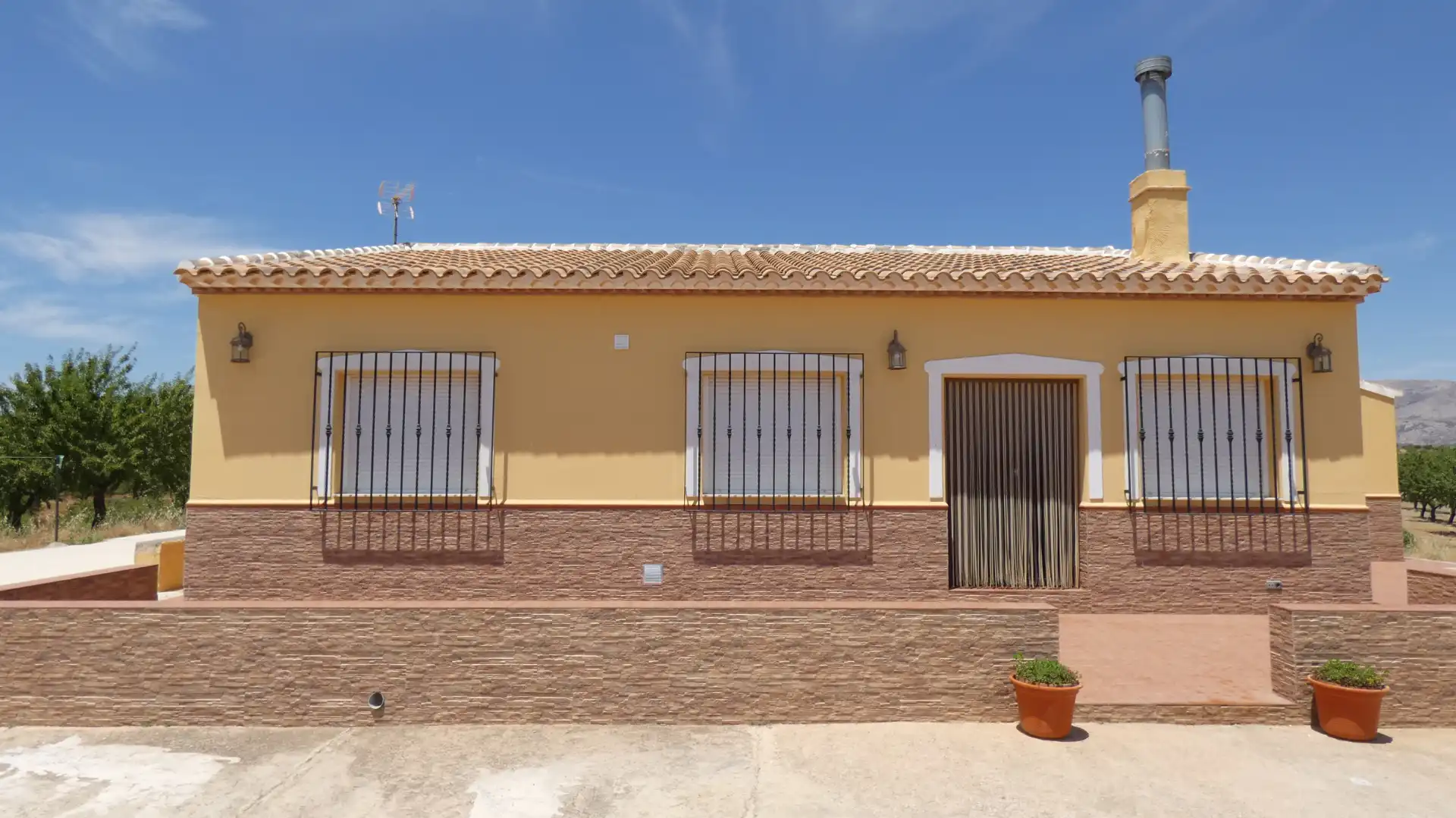 Vista exterior de Finca rústica en venta en Vélez-Rubio con Calefacción, Jardín privado y Amueblado