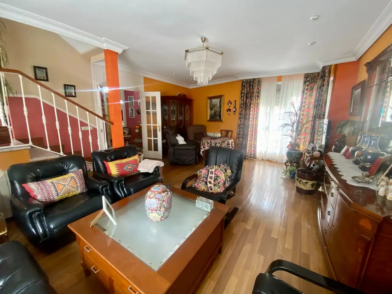 Living room of Detached homes for sale in Miguelturra  with Air Conditioner, Heating and Terrace
