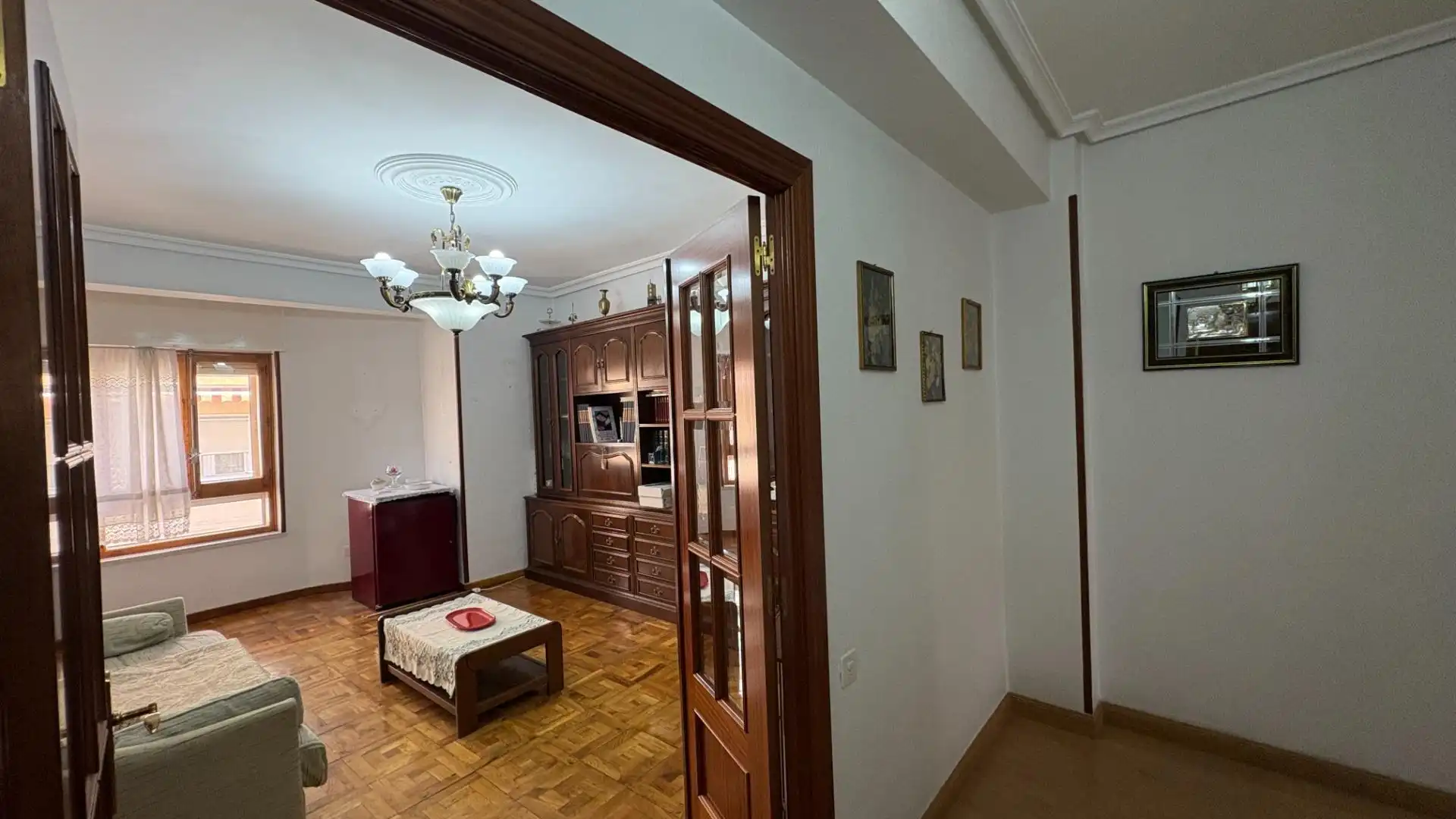 Living room of Flat for sale in Aranda de Duero  with Heating, Storage room and Furnished