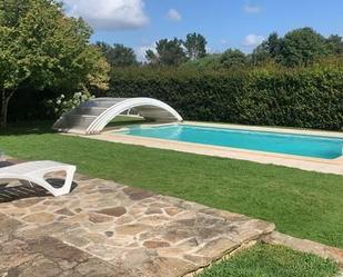 Swimming pool of House or chalet for sale in O Pino   with Air Conditioner, Terrace and Swimming Pool