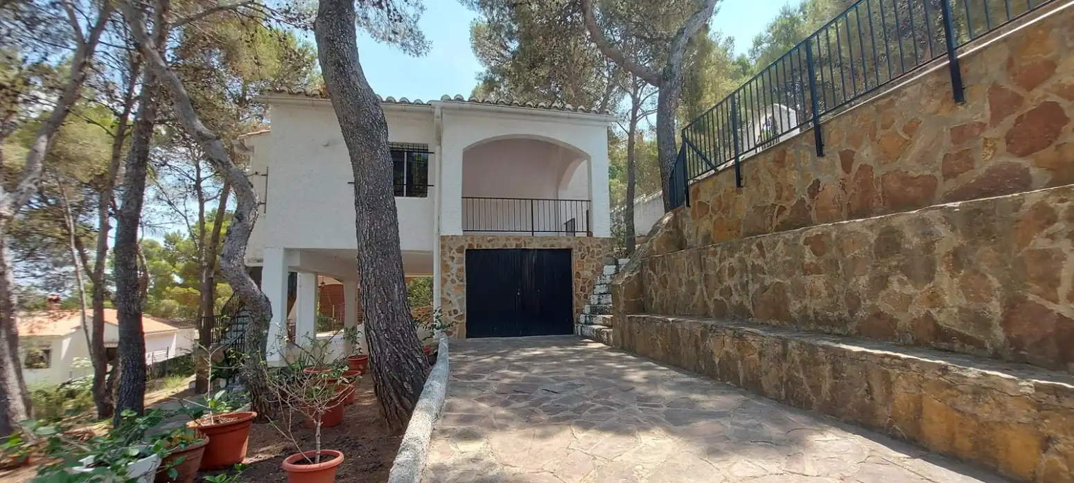 Vista exterior de Casa o chalet en venta en Torres Torres con Jardín privado, Terraza y Piscina