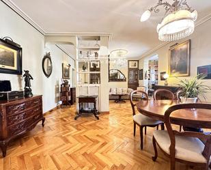 Dining room of Attic for sale in  Madrid Capital  with Air Conditioner, Heating and Parquet flooring