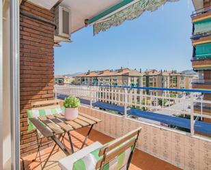 Balcony of Flat for sale in  Granada Capital  with Air Conditioner, Terrace and Furnished