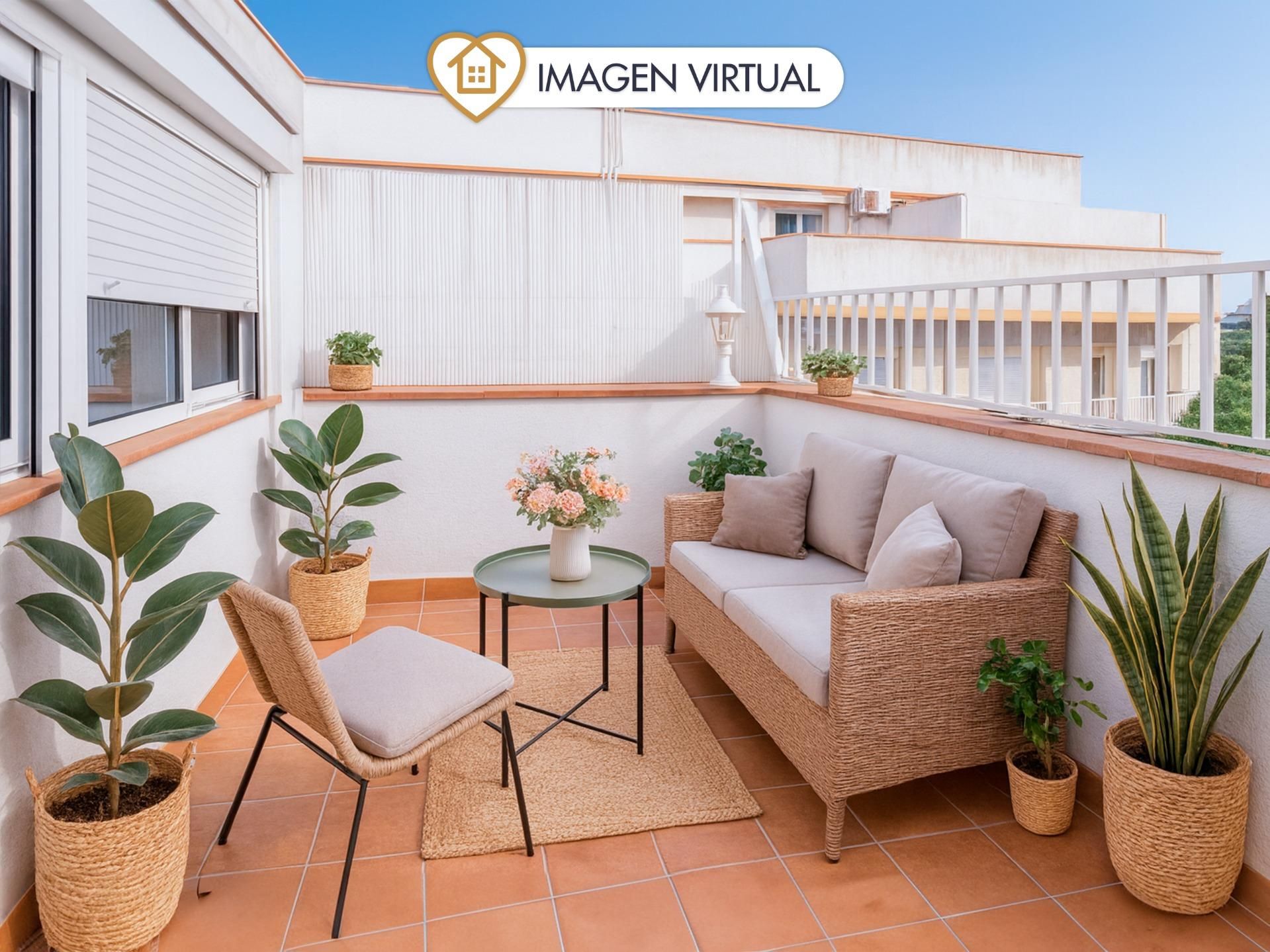 Terrace of Flat for sale in Sant Boi de Llobregat  with Air Conditioner, Heating and Terrace