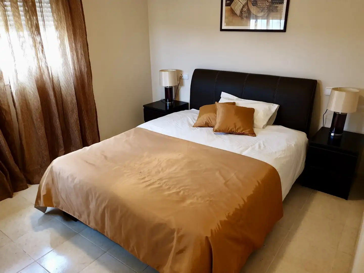Dormitori de Apartament en venda en Calpe / Calp amb Aire condicionat, Calefacció i Jardí privat