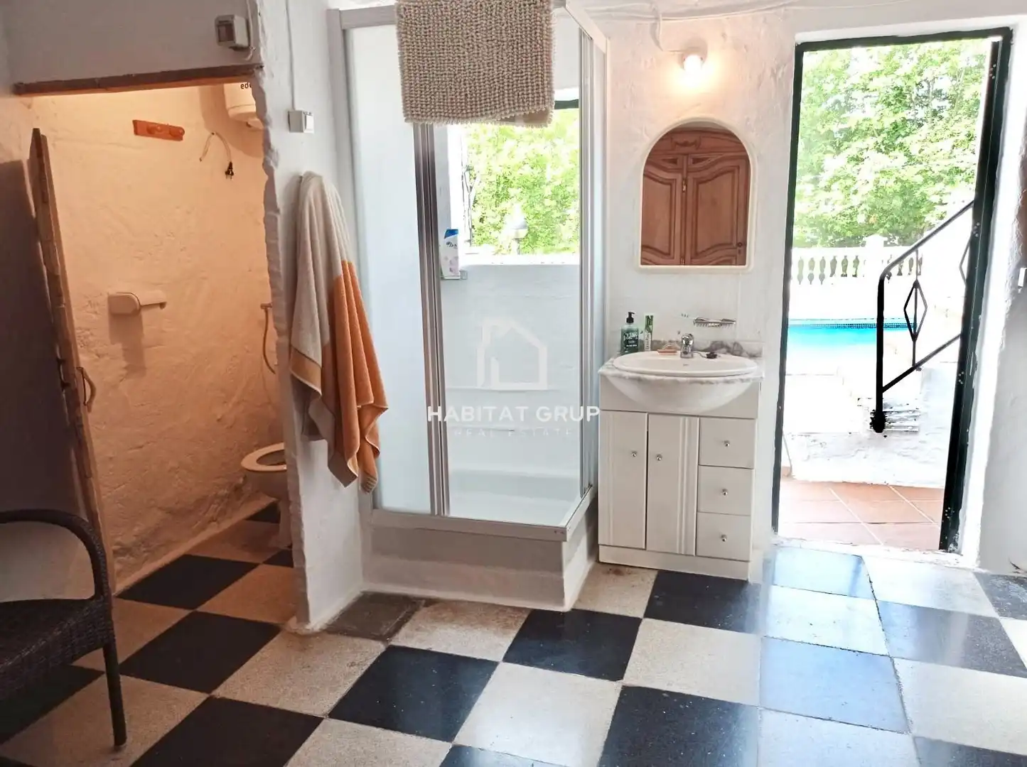 Bany de Casa o xalet en venda en Ciutadella de Menorca amb Jardí privat, Terrassa i Piscina