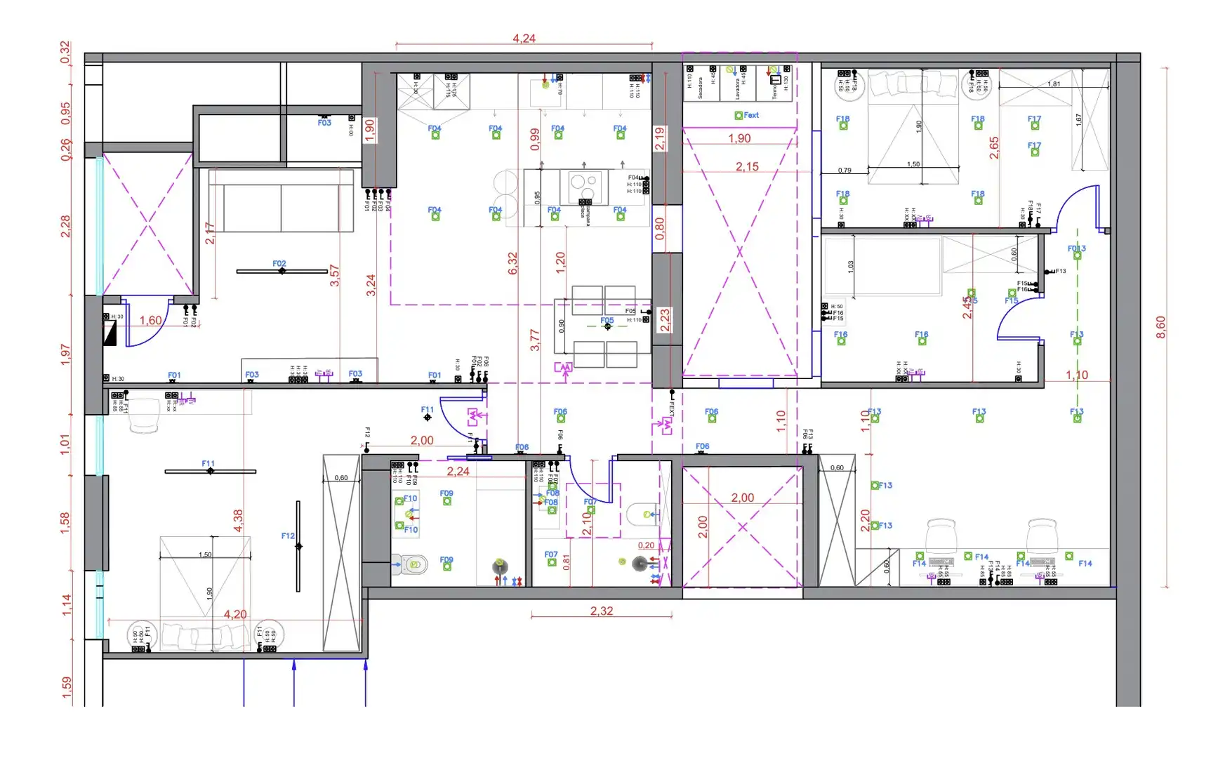 Pis en venda en Badalona amb Moblat, Balcó i Alarma