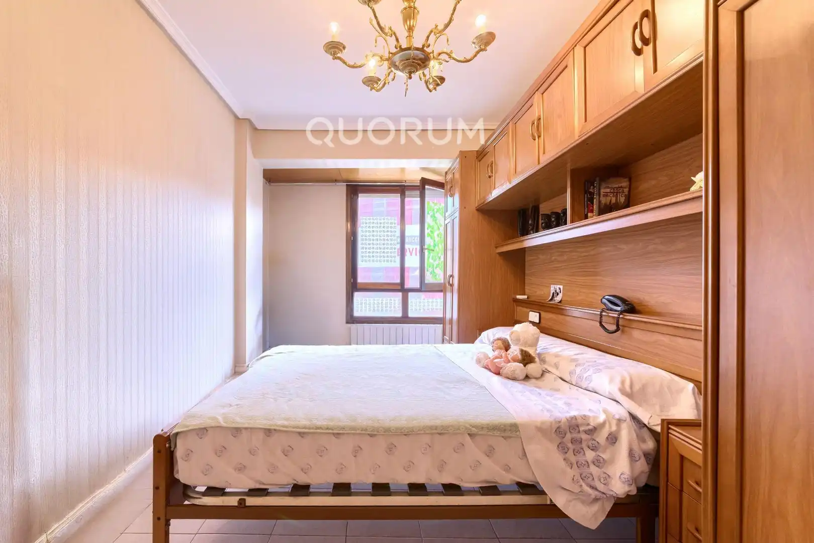 Schlafzimmer von Wohnung zum Verkauf in Basauri  mit Heizung und Balkon