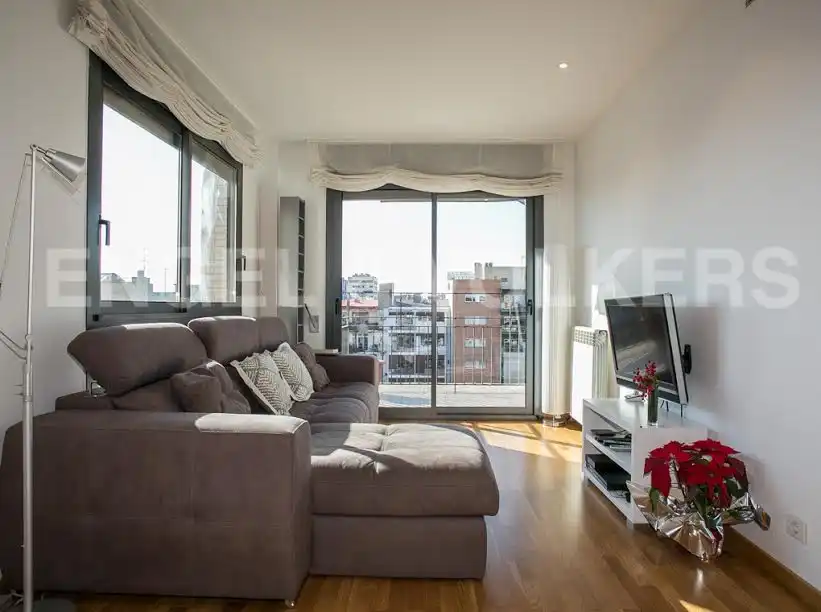 Living room of Flat for rent in Sant Martí