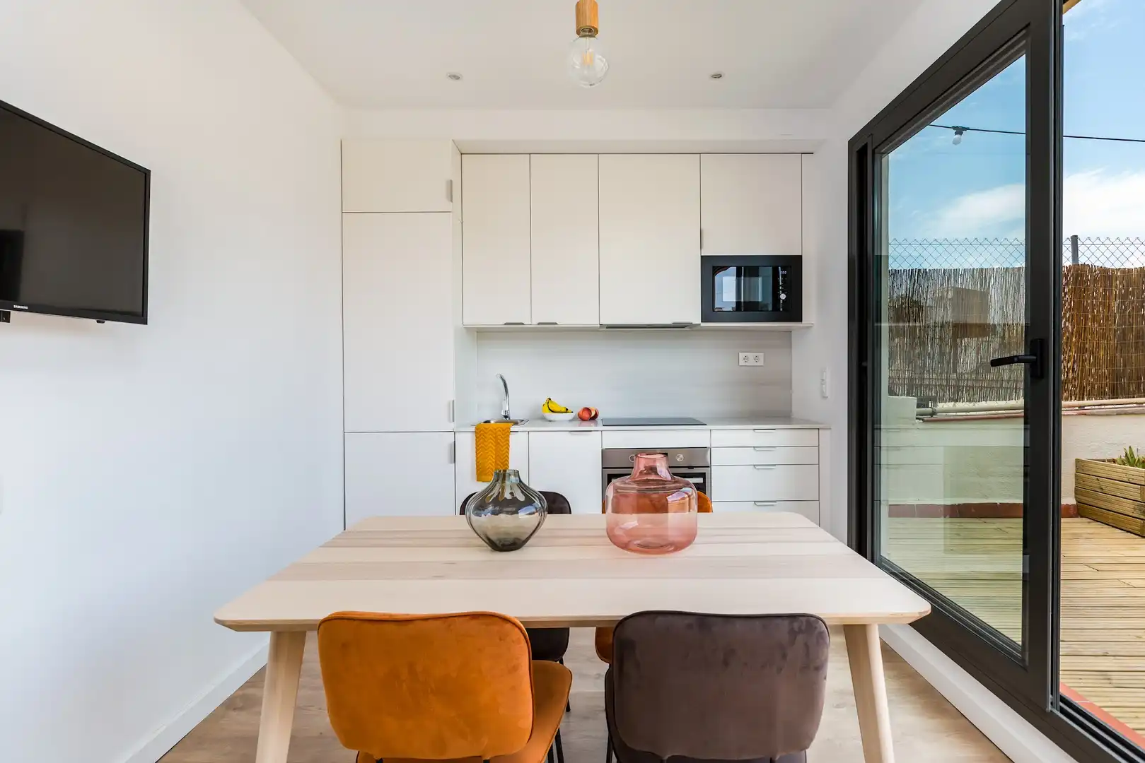 Küche von Wohnungen mieten mit Kaufoption in Barcelona mit Klimaanlage, Terrasse und Möbliert