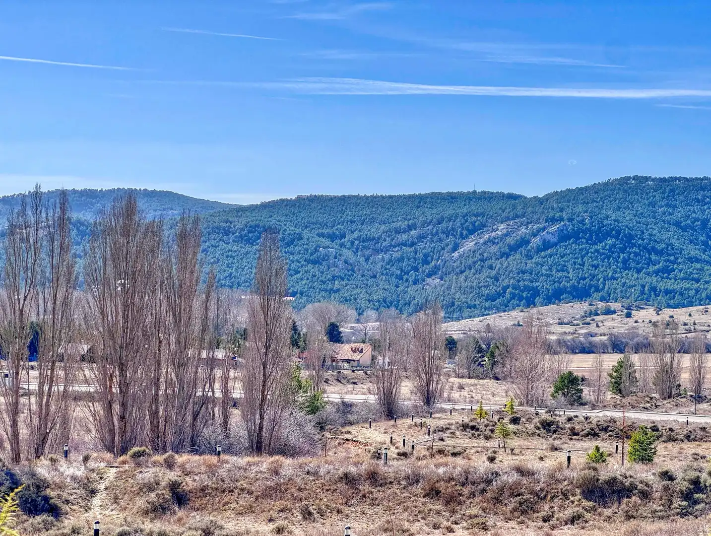 Vista exterior de Dúplex en venta en Alcalá de la Selva con Calefacción y Terraza