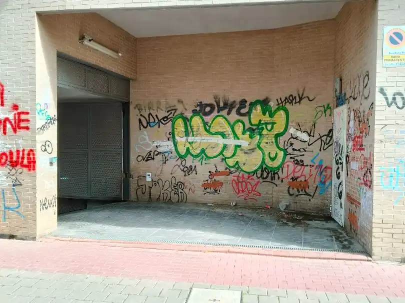 Vista exterior de Garaje en venta en Murcia