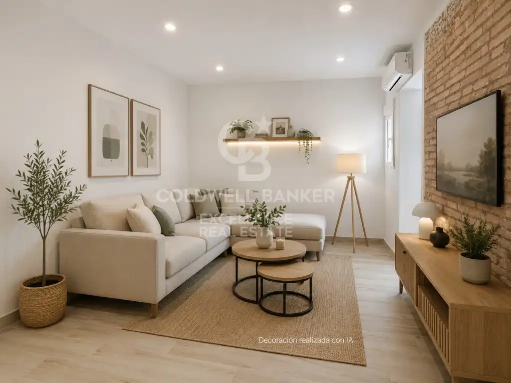 Sala de estar de Piso en venta en  Valencia Capital con Aire acondicionado, Horno y Lavadora