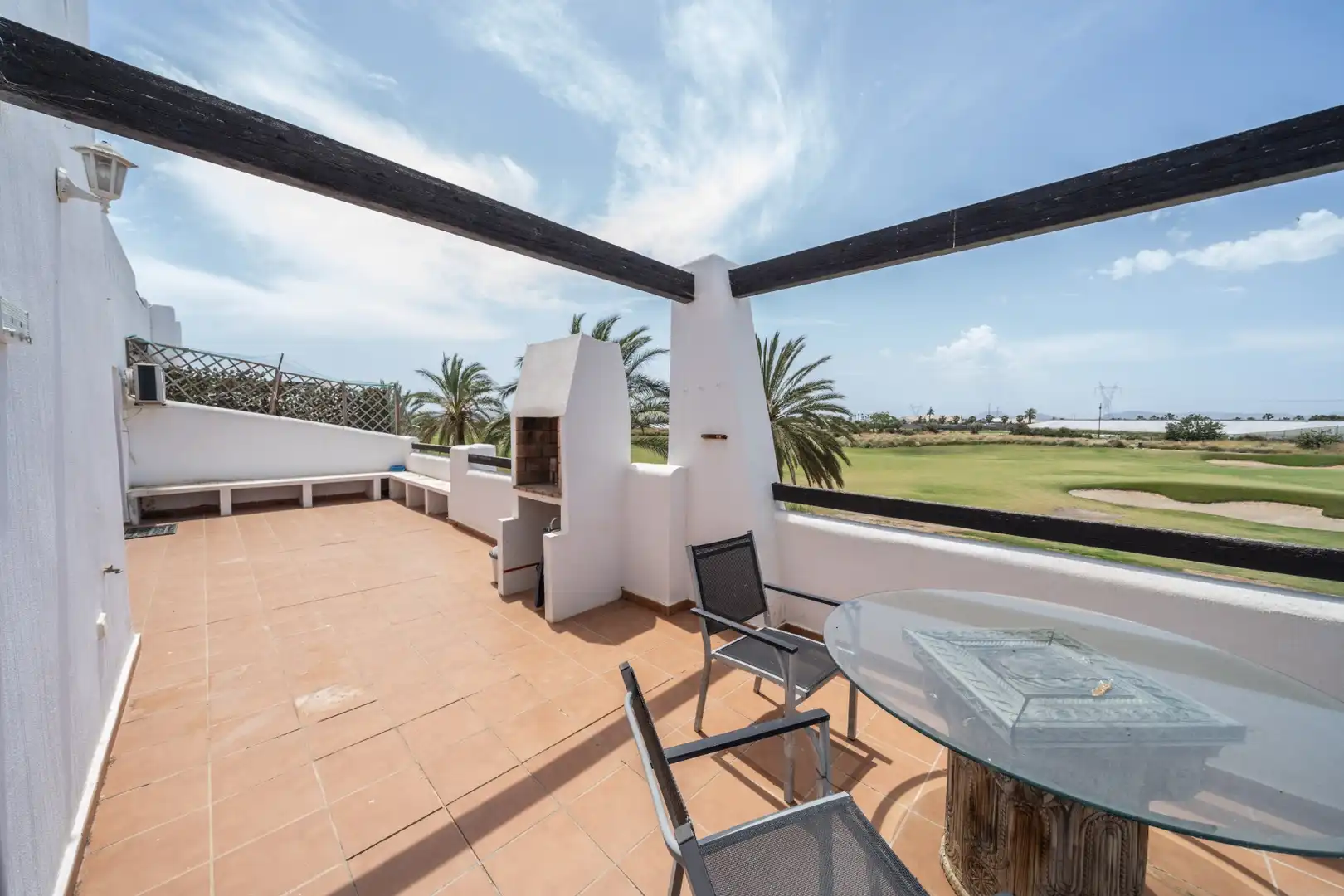 Terrace of Apartments for sale in Torre-Pacheco  with Air Conditioner and Swimming Pool