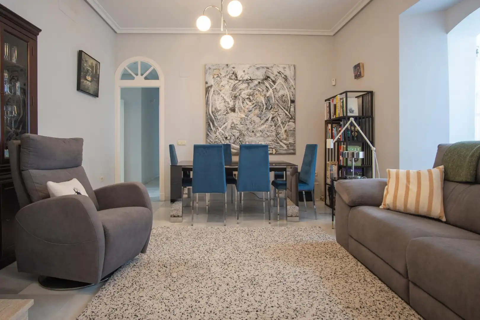 Sala d'estar de Casa o xalet en venda en San Fernando amb Aire condicionat, Terrassa i Traster