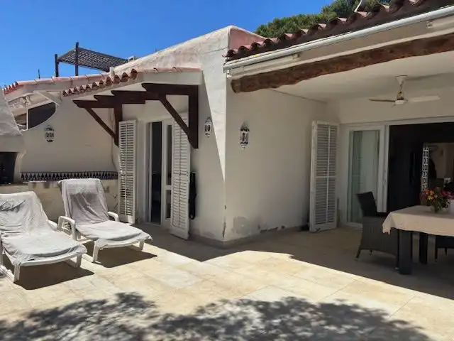 Terrace of Houses for sale in Sant Josep de sa Talaia  with Air Conditioner, Heating and Private garden