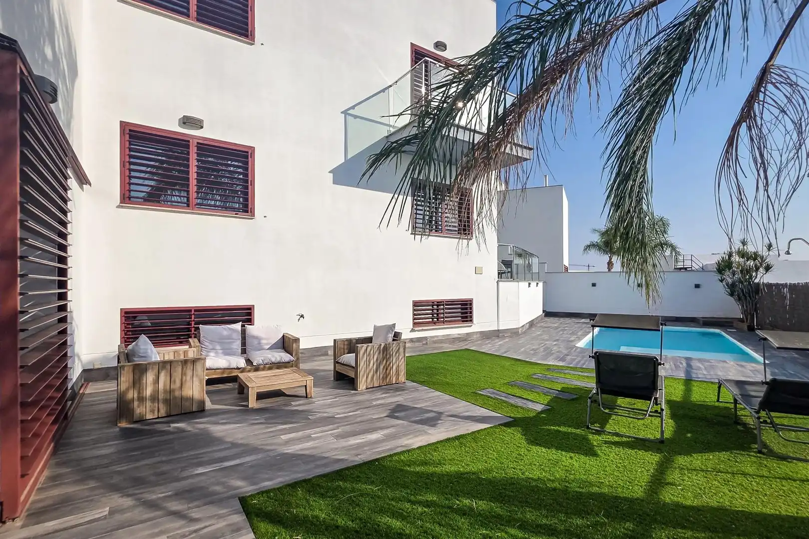 Terrasse von Haus oder Chalet zum Verkauf in Montequinto mit Klimaanlage, Heizung und Terrasse