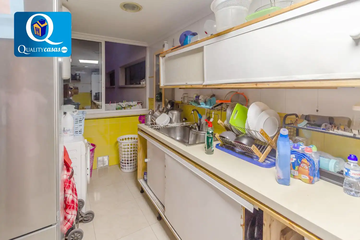 Cocina de Apartamento en venta en Alicante / Alacant con Aire acondicionado y Terraza