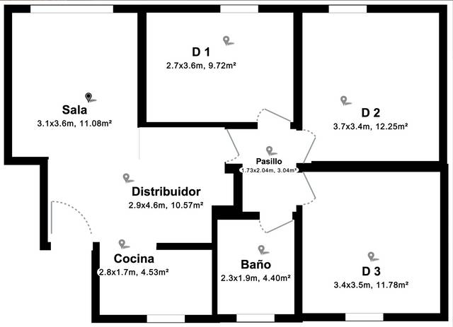 Piso en Venta en Bergara