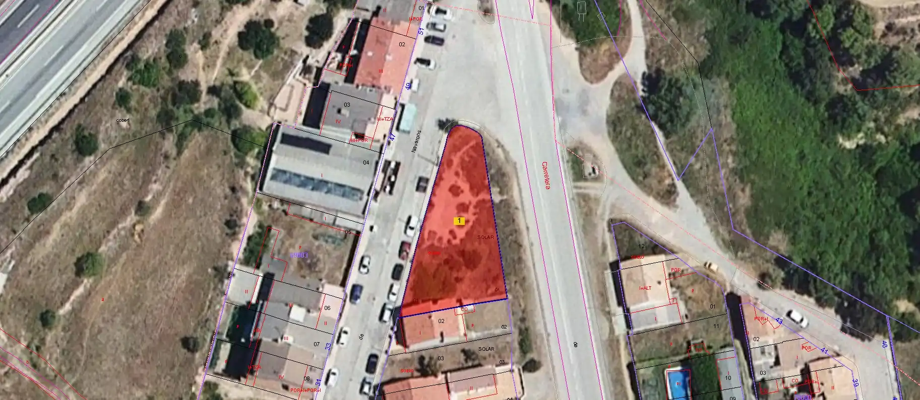 Terreny residencial en venda a Carrer Navarons 47
