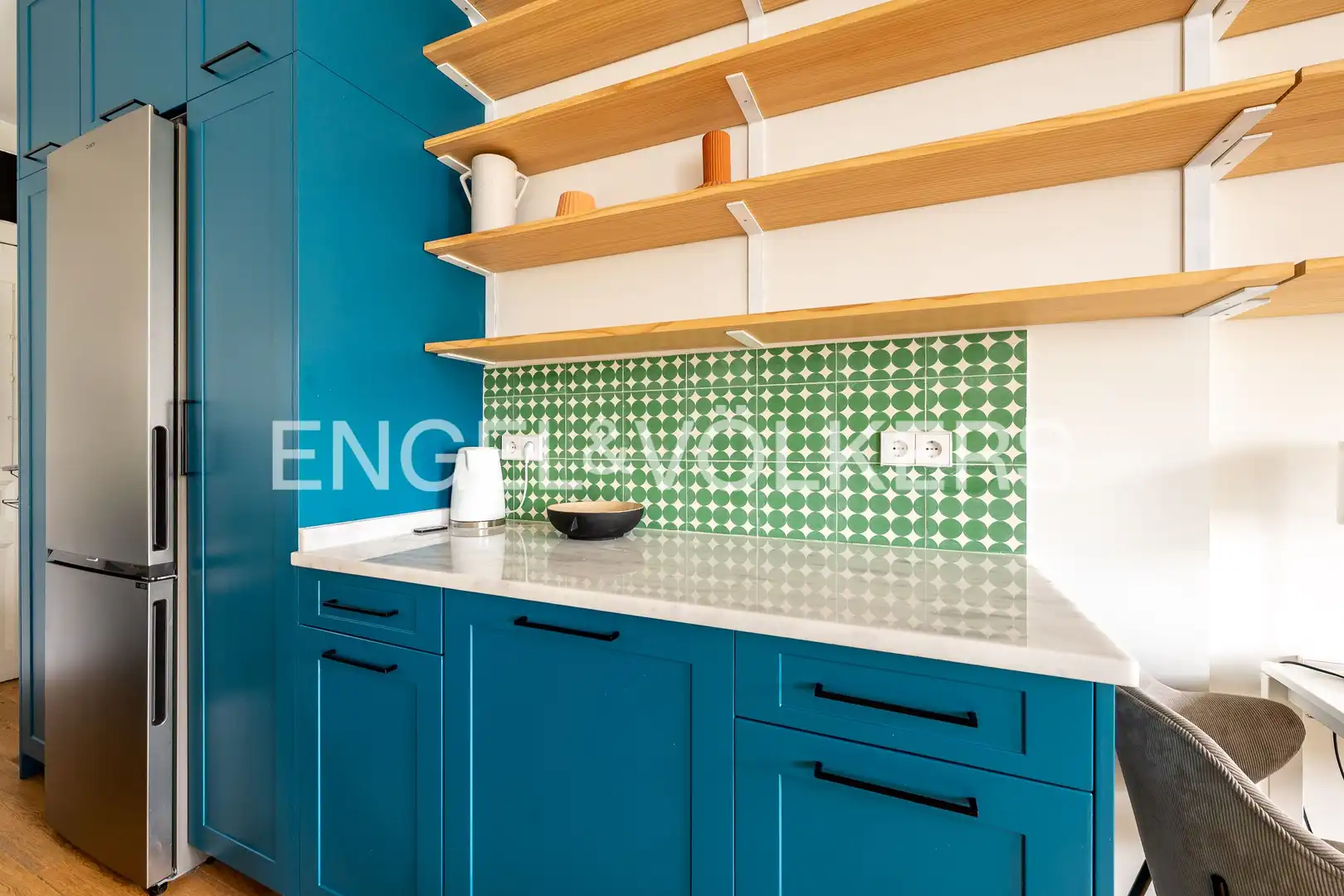 Kitchen of Flat for rent in Madrid  with Air Conditioner, Heating and Furnished