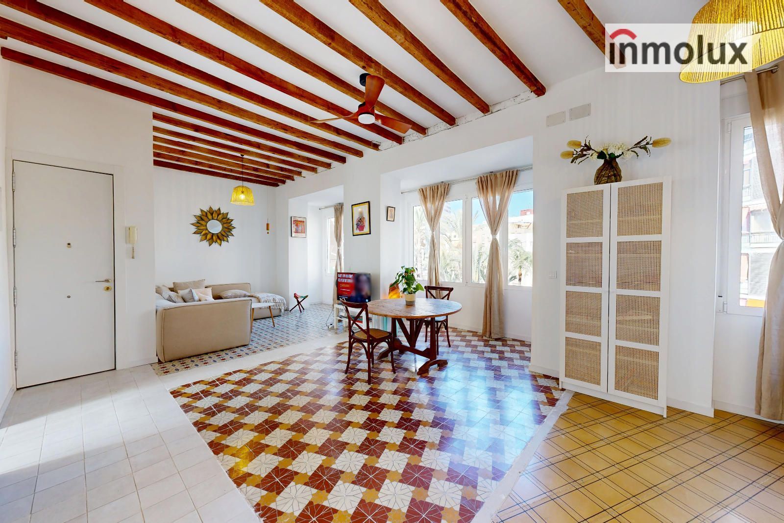 Living room of Flat for sale in Alicante / Alacant  with Air Conditioner, Heating and Terrace