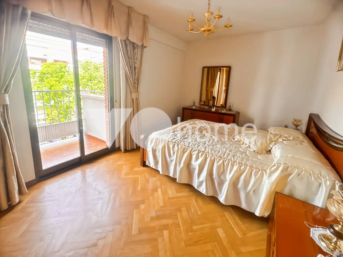 Schlafzimmer von Wohnung zum Verkauf in Madrid mit Heizung, Terrasse und Möbliert
