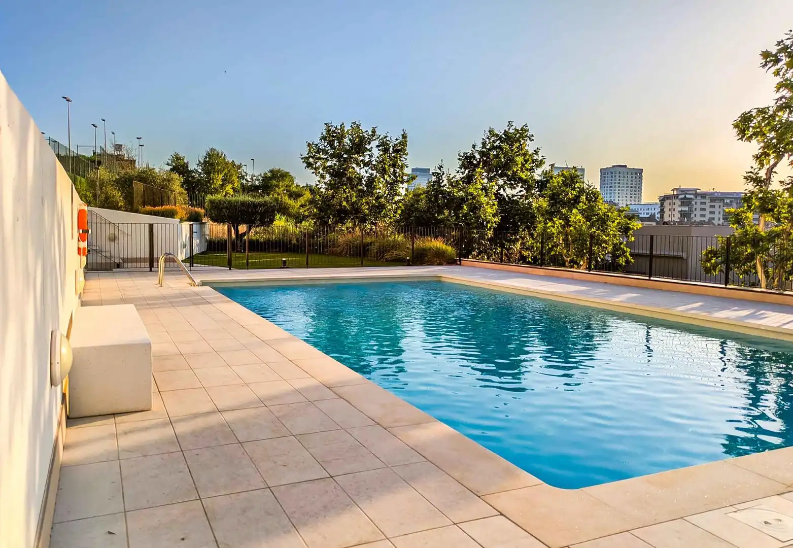 Swimming pool of Flat for sale in Sabadell  with Heating, Terrace and Community pool