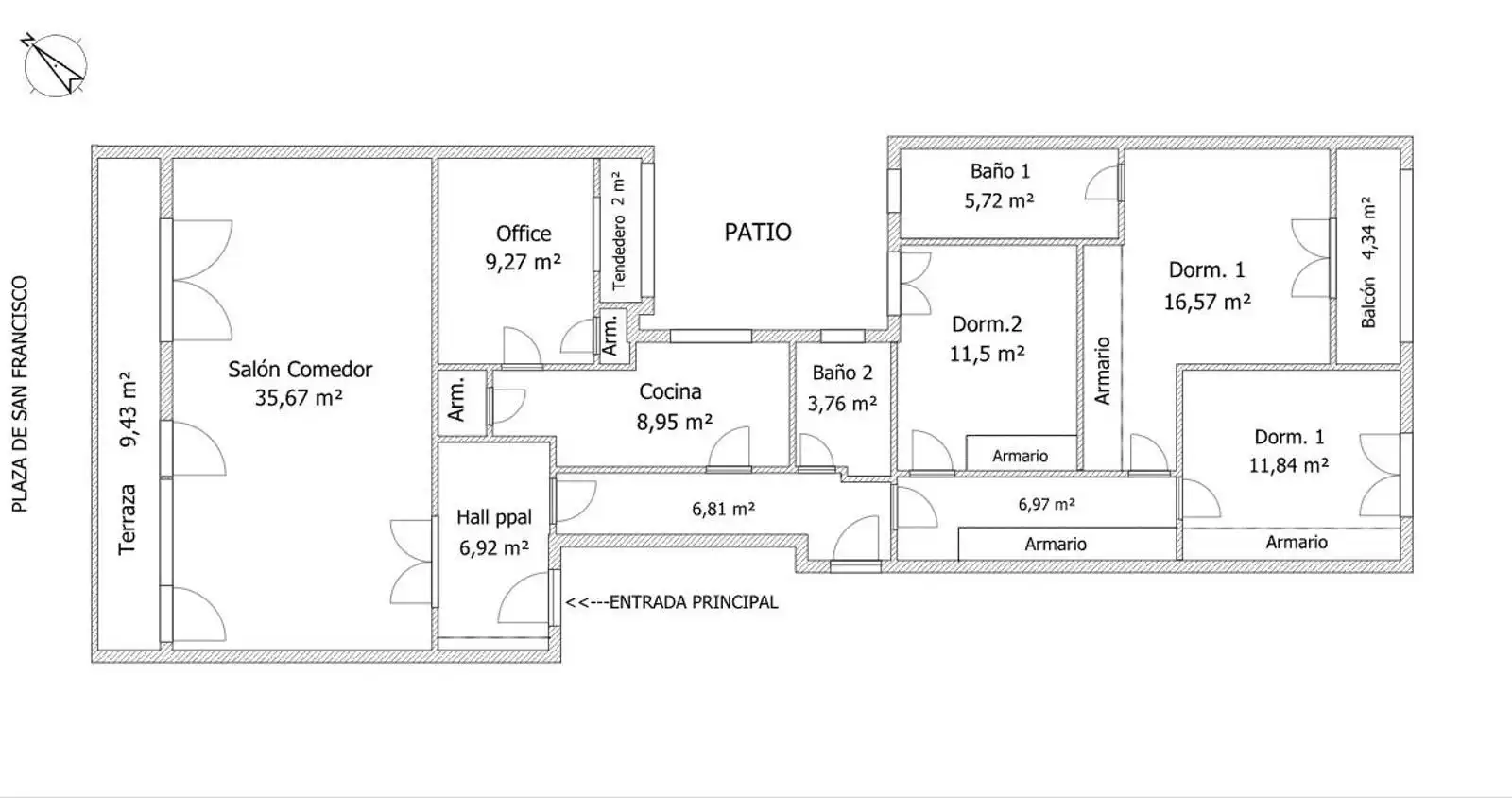 Flat for sale in Zaragoza  with Air Conditioner, Terrace and Storage room
