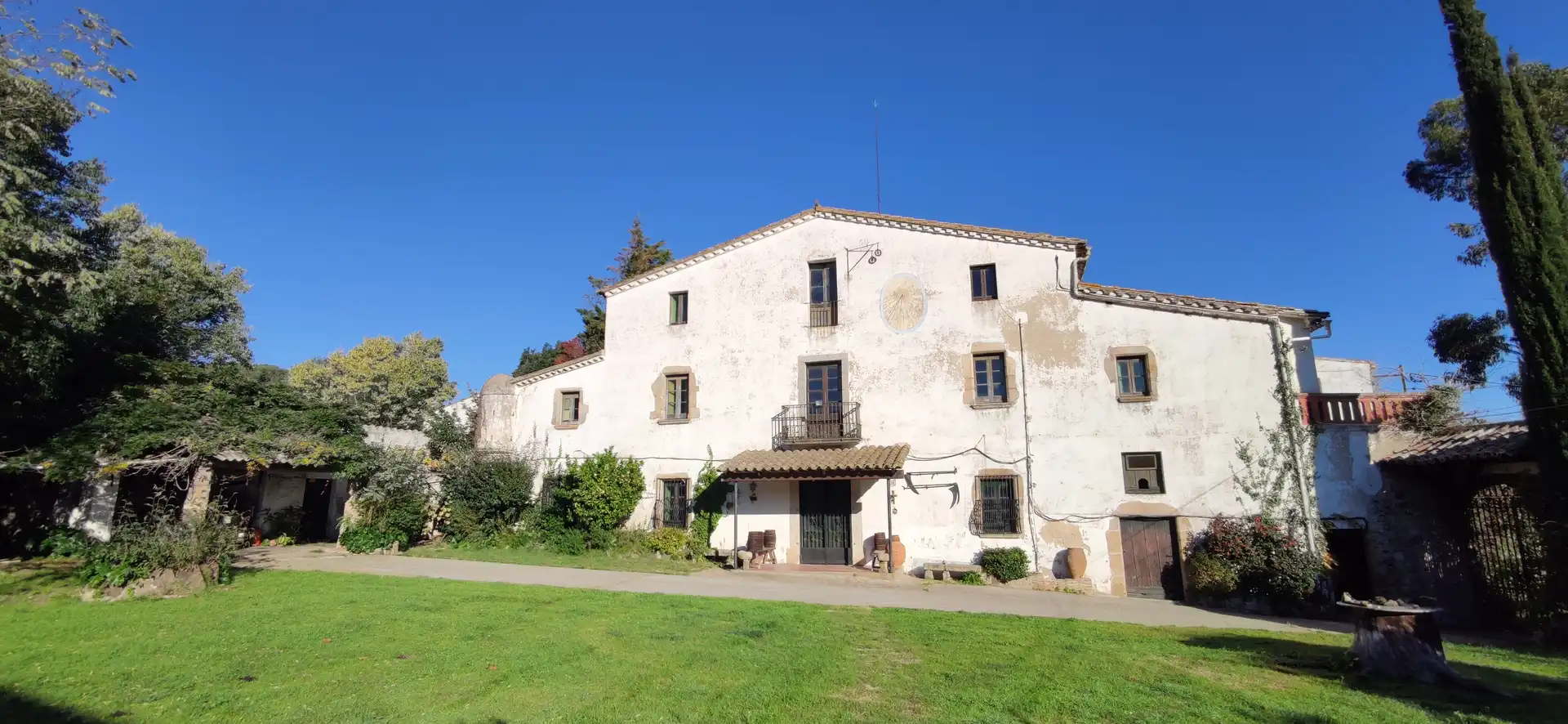 Vista exterior de Finca rústica en venta en Cassà de la Selva con Jardín privado y Piscina