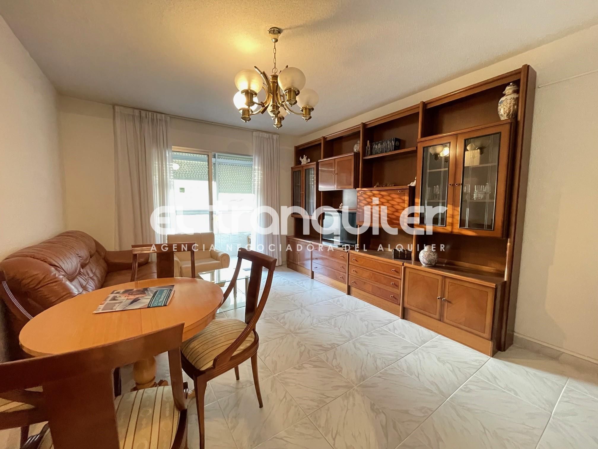 Menjador de Pis de lloguer en San Fernando de Henares amb Terrassa, Moblat i Rentadora