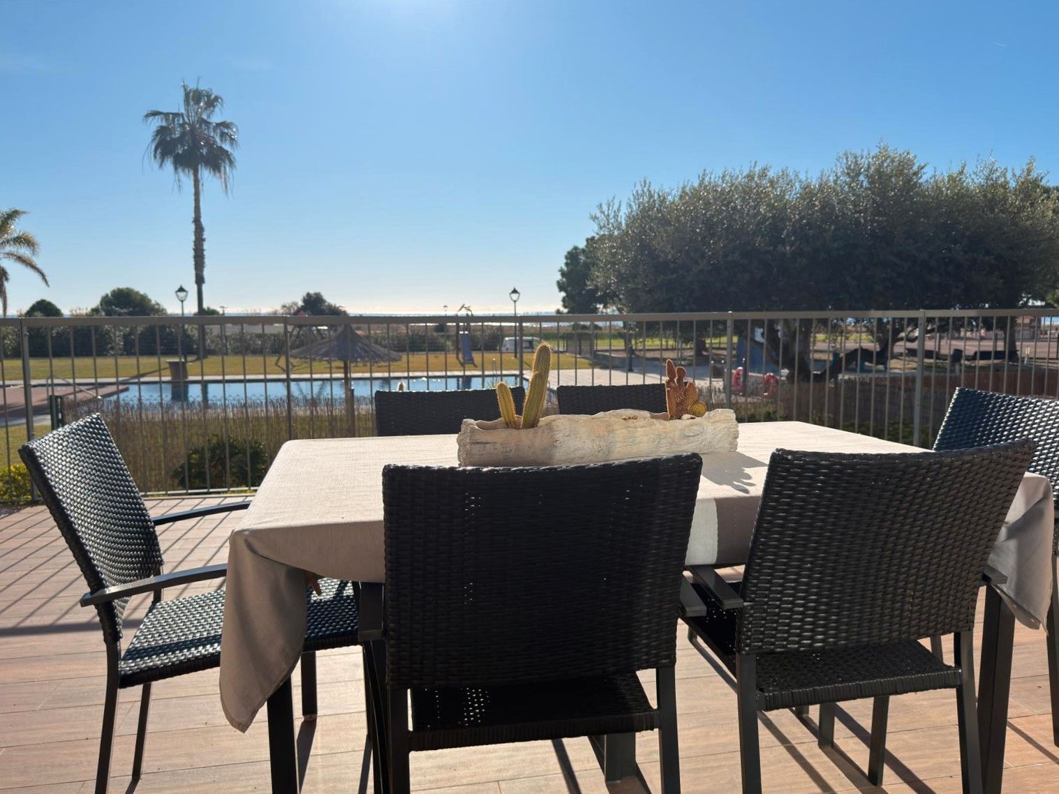 Terrace of Planta baja for sale in Cubelles  with Air Conditioner, Heating and Private garden