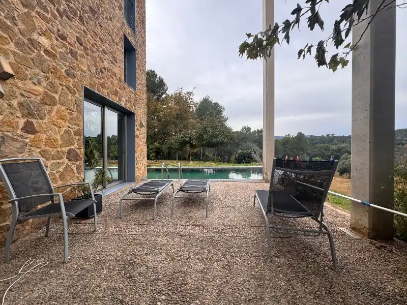Terraza de Casa o chalet en venta en Madremanya con Aire acondicionado, Calefacción y Jardín privado