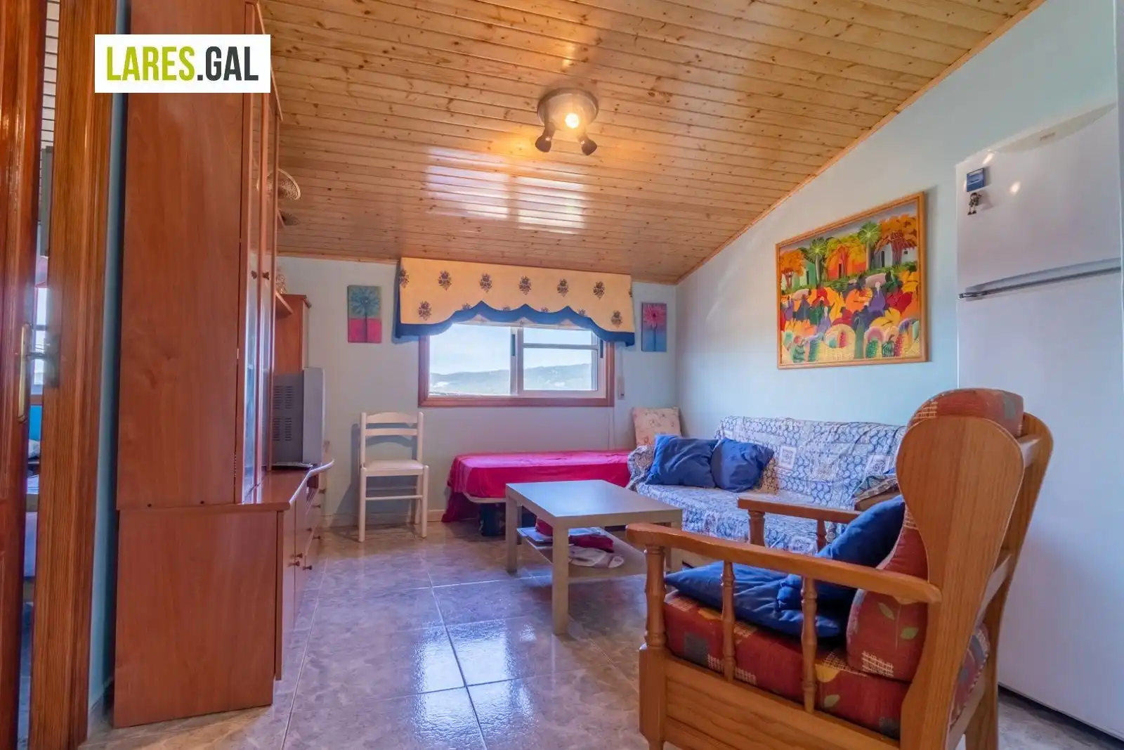 Bedroom of Flat for sale in Cangas   with Private garden, Terrace and Furnished