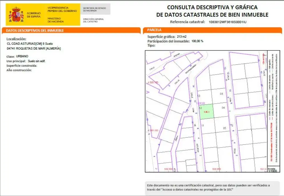 Wohnbaugrundstück zum Verkauf in Calle Comunidad de Asturias, imagen 5