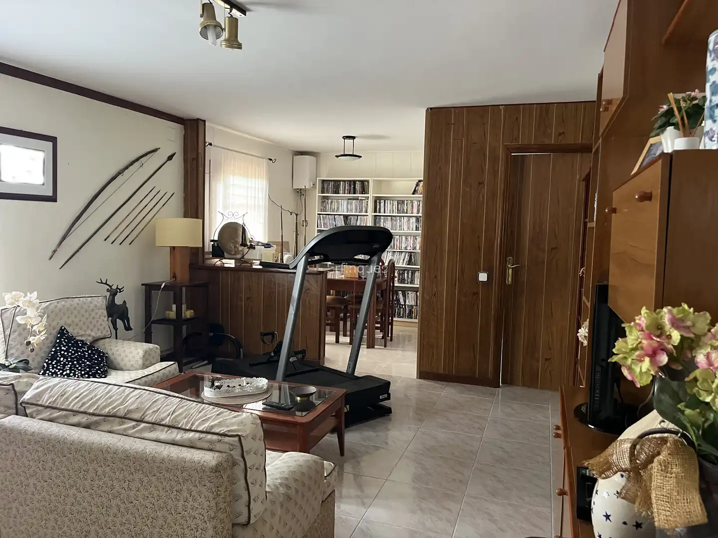 Wohnzimmer von Haus oder Chalet zum Verkauf in Viladecavalls mit Klimaanlage, Heizung und Privatgarten
