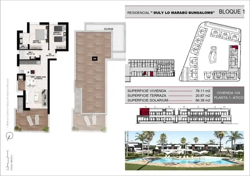 Bungalow mit Pool zum Verkauf in Rojales, imagen 4