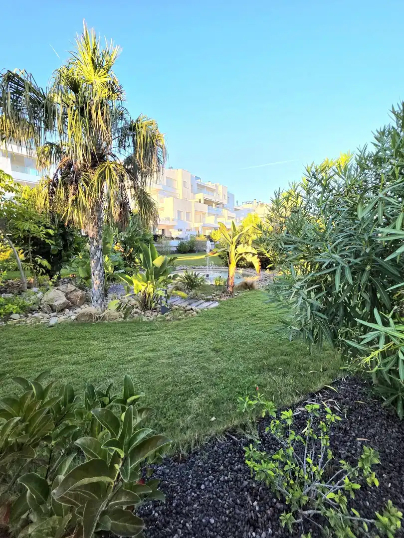 Garten von Wohnungen zur Miete in Torrevieja mit Klimaanlage, Terrasse und Abstellraum