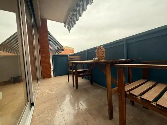 Terraza de Piso de alquiler en Murcia con Aire acondicionado, Calefacción y Jardín privado
