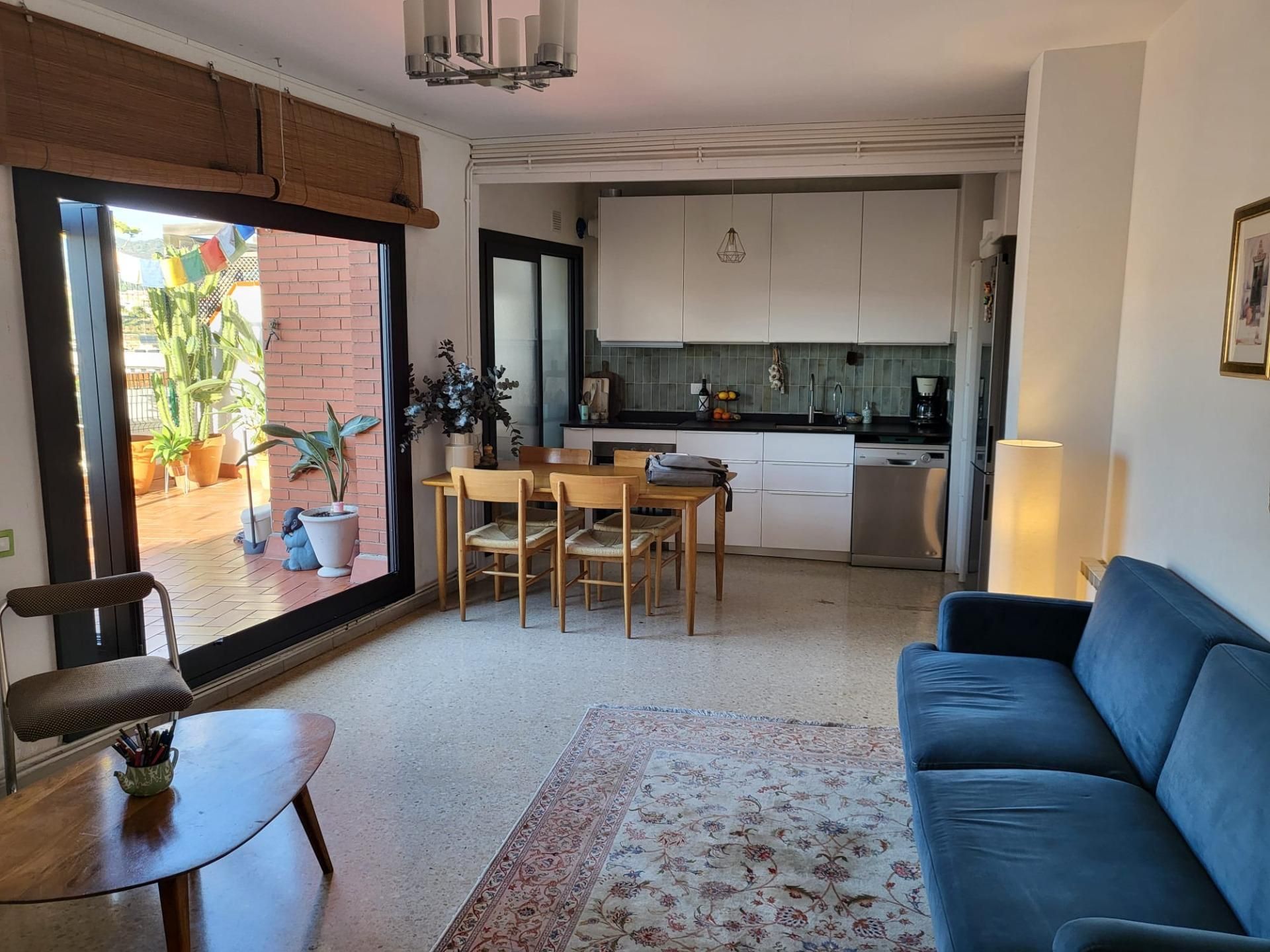 Cuina de Àtic en venda en Badalona amb Aire condicionat, Calefacció i Terrassa