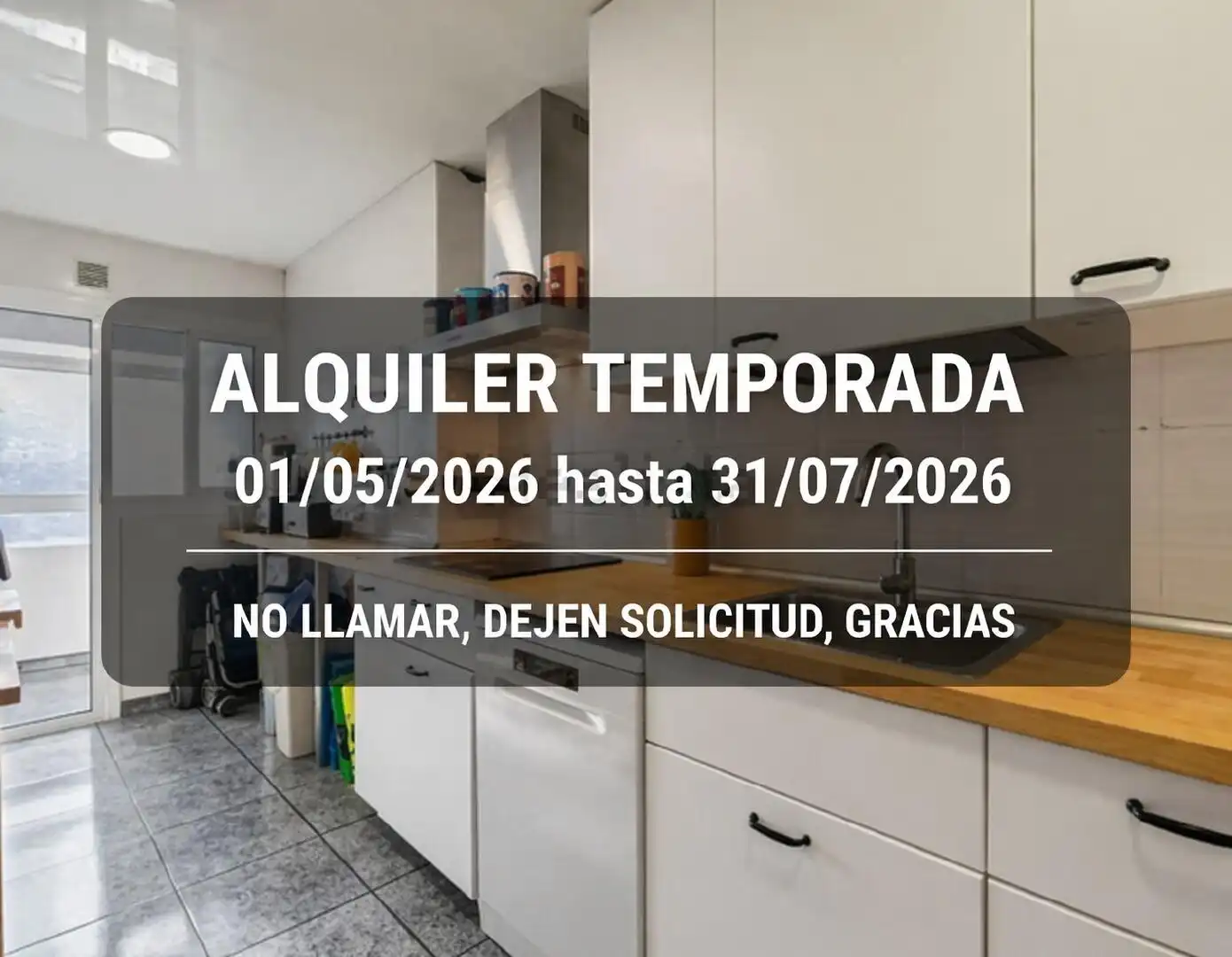 Cocina de Piso de alquiler en Sant Adrià de Besòs