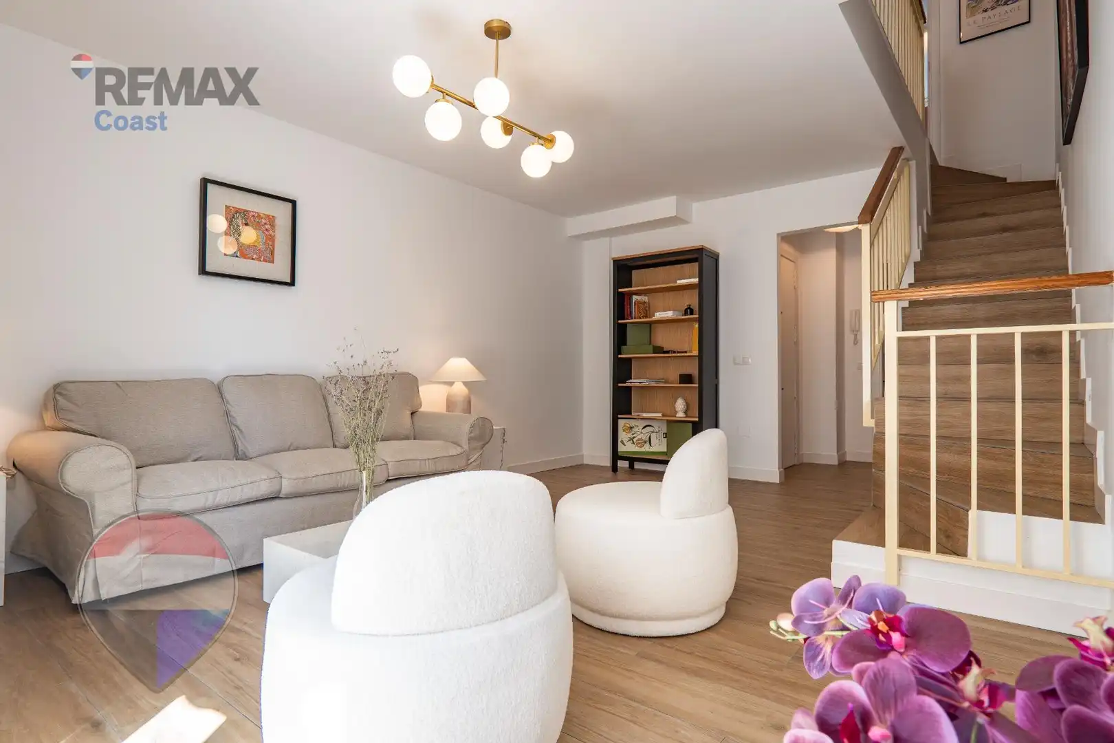 Sala de estar de Dúplex en venta en Rincón de la Victoria con Amueblado y Balcón
