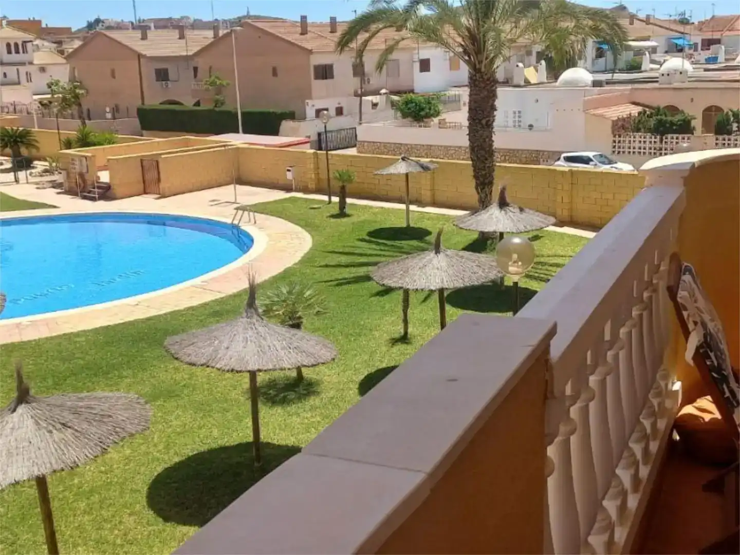Schwimmbecken von Wohnung zur Miete in Mazarrón mit Klimaanlage, Schwimmbad und Balkon