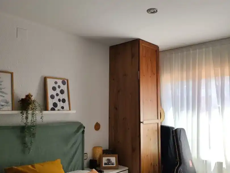 Bedroom of Flat for sale in  Barcelona Capital  with Air Conditioner and Balcony