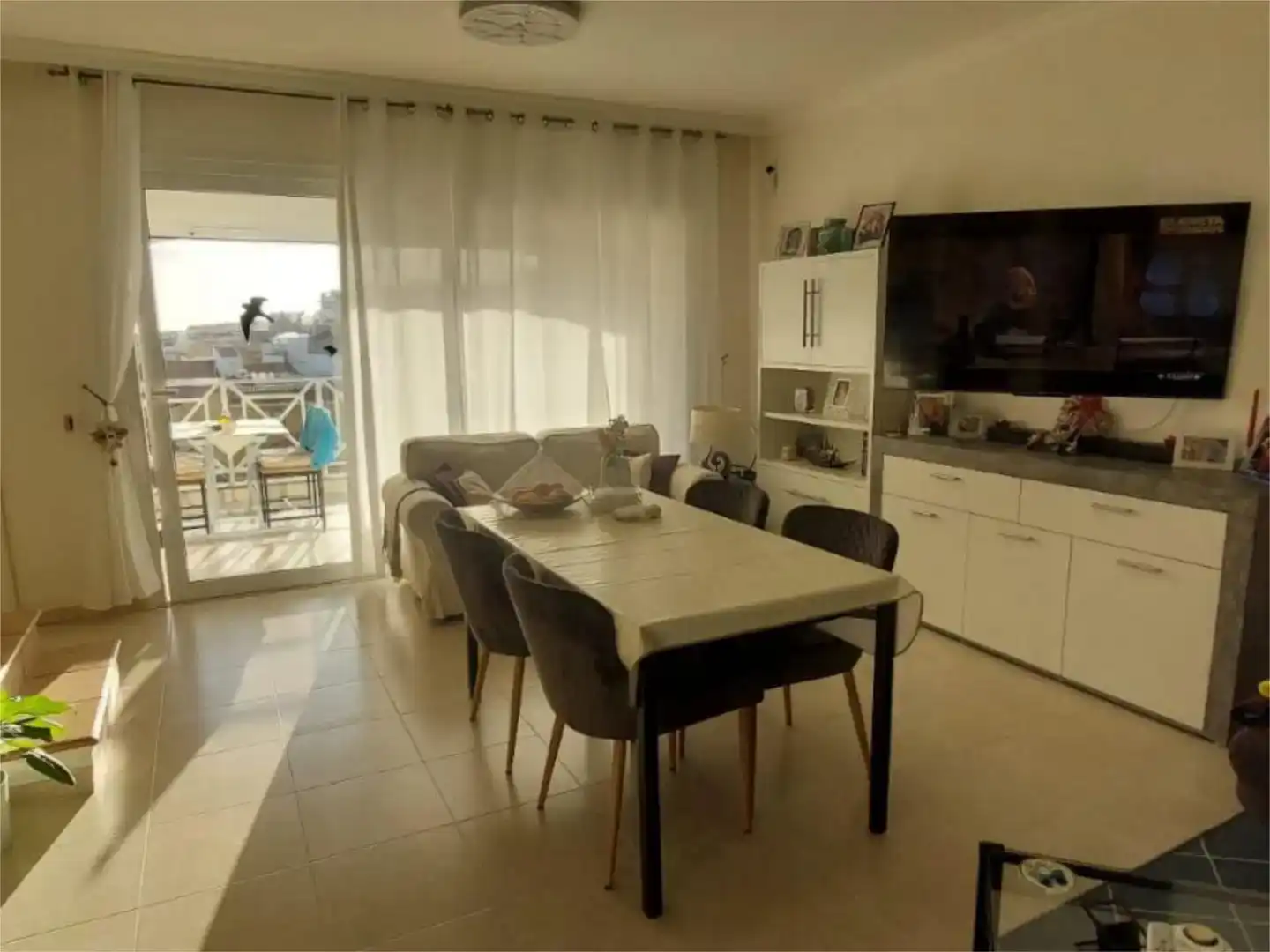 Living room of Flat for sale in Mogán  with Air Conditioner, Private garden and Storage room